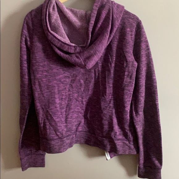 Purple Zip Sweater - Picture 2 of 3